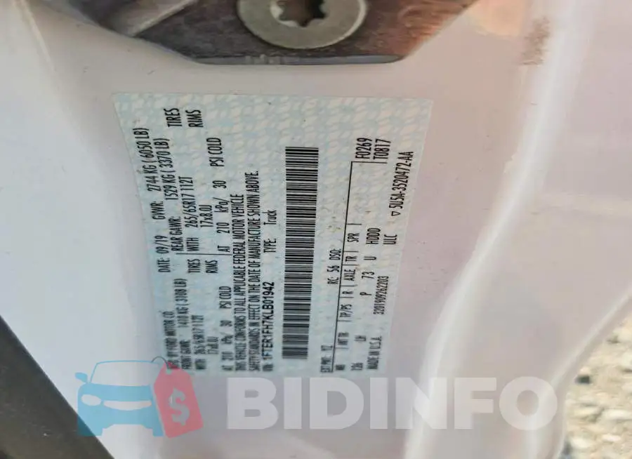 1FTER1FH7KLB01942 Photo# 13
