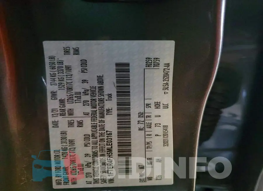 1FTER4FH5MLE03167 Photo# 12