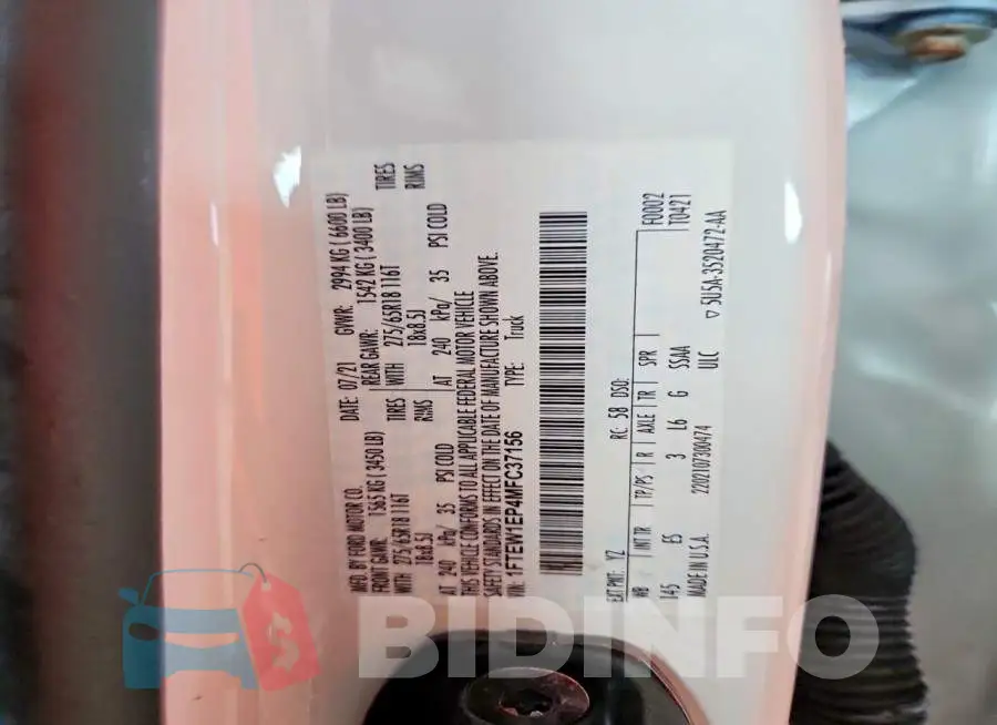 1FTEW1EP4MFC37156 Photo# 12