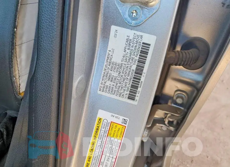 19XFL1H76RE020038 Photo# 12