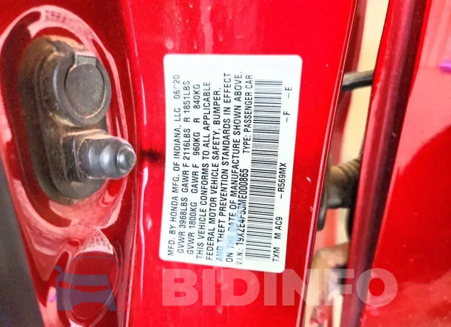 19XZE4F53ME000865 Photo# 12