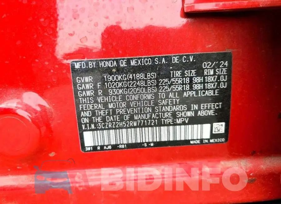 3CZRZ2H52RM771721 Photo# 12