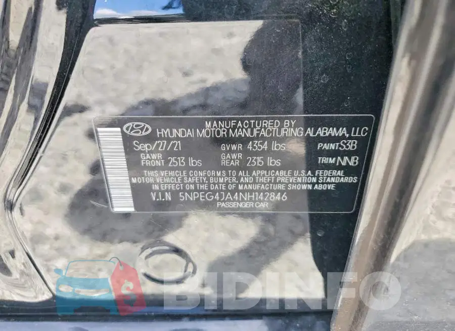 5NPEG4JA4NH142846 Photo# 12