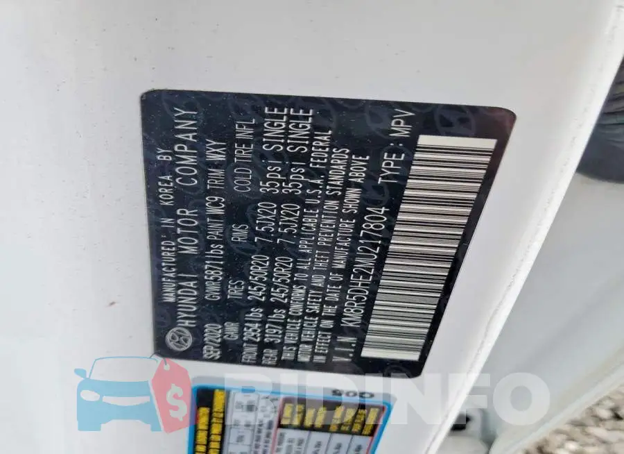 KM8R5DHE2MU217804 Photo# 13