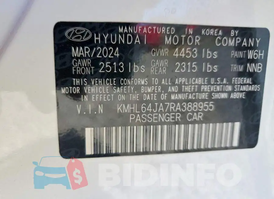 KMHL64JA7RA388955 Photo# 12