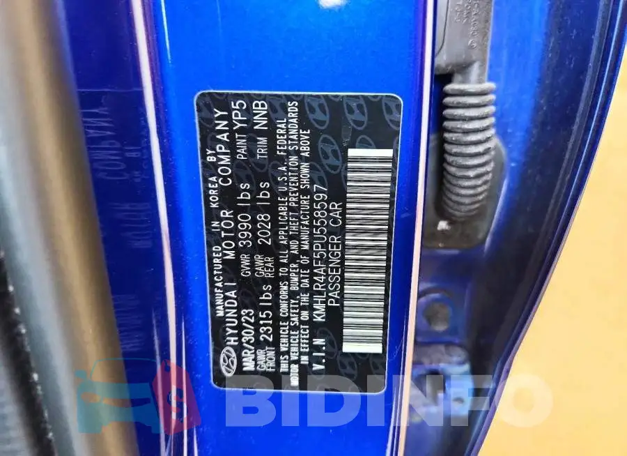 KMHLR4AF5PU558597 Photo# 12