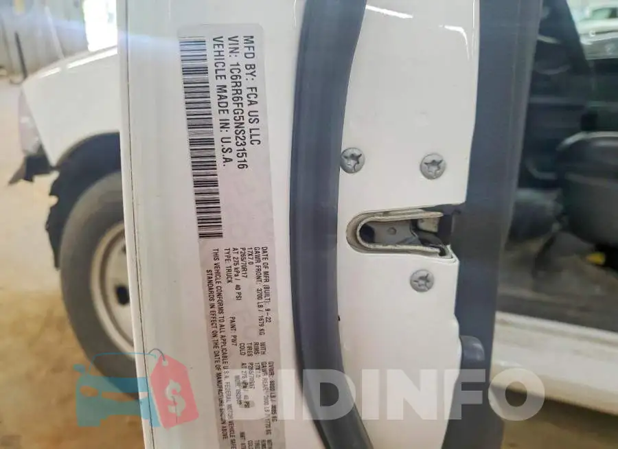 1C6RR6FG5NS231516 Photo# 12