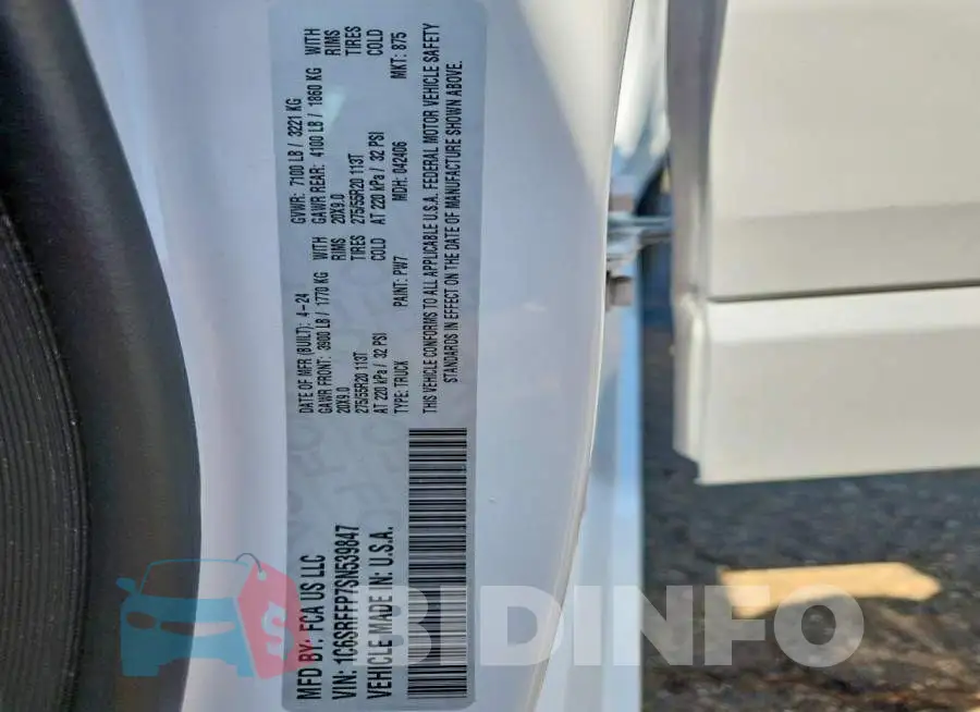1C6SRFFP7SN539847 Photo# 12