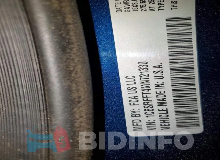 1C6SRFFT4MN721330 Photo# 14