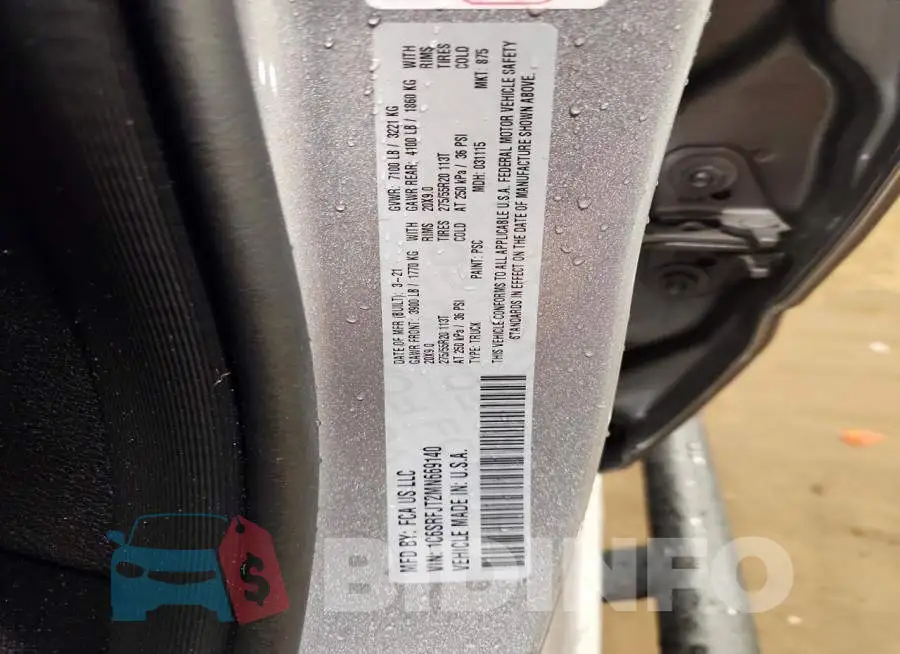 1C6SRFJT2MN669140 Photo# 13