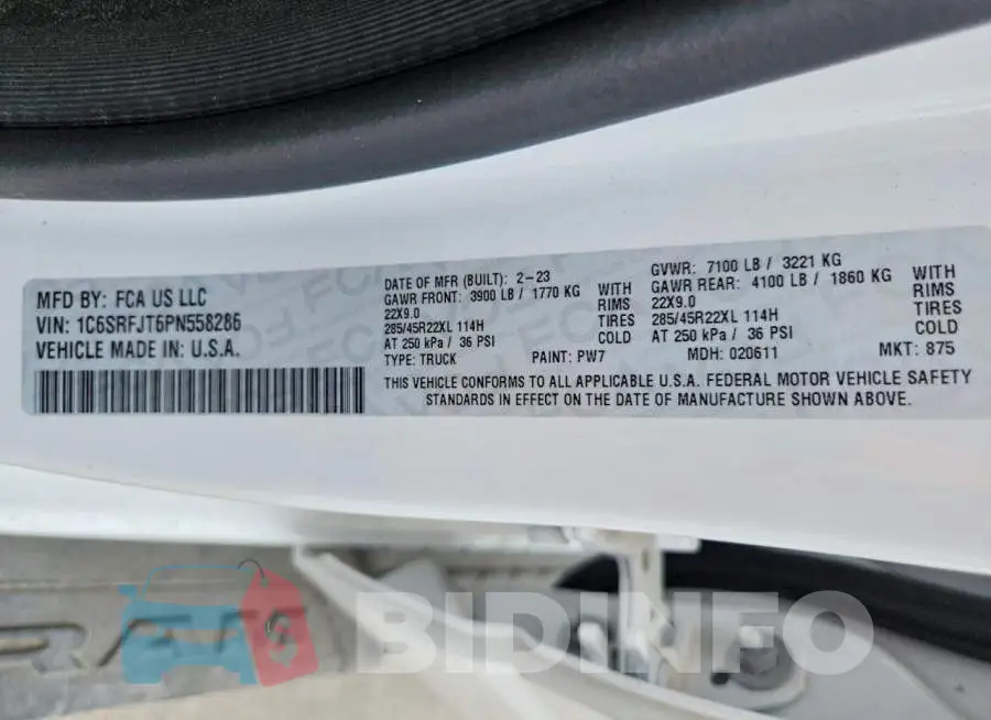 1C6SRFJT6PN558286 Photo# 13