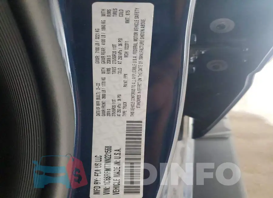 1C6SRFMT7NN221568 Photo# 12