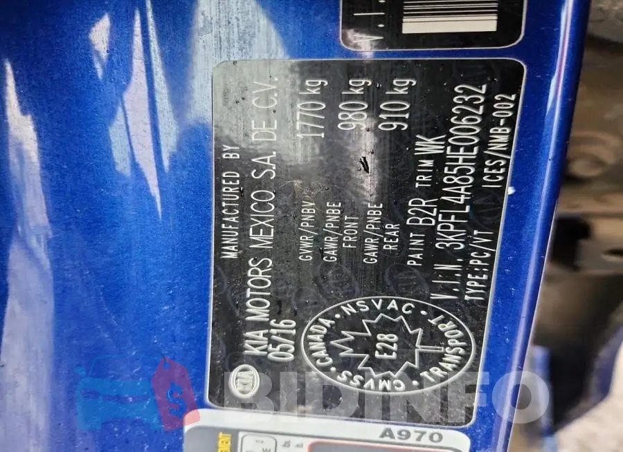 3KPFL4A85HE006232 Photo# 12
