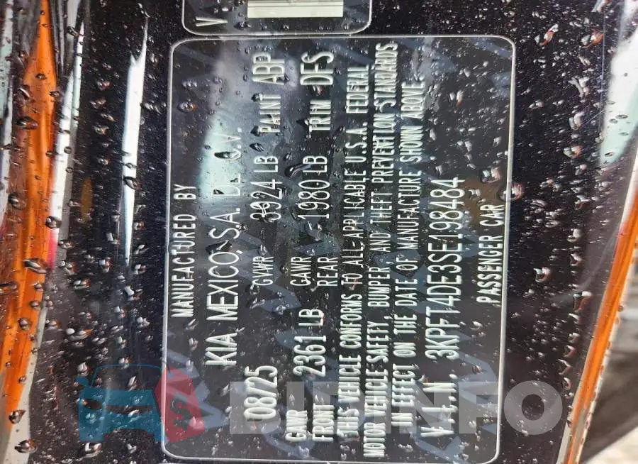 3KPFT4DE3SE198484 Photo# 13