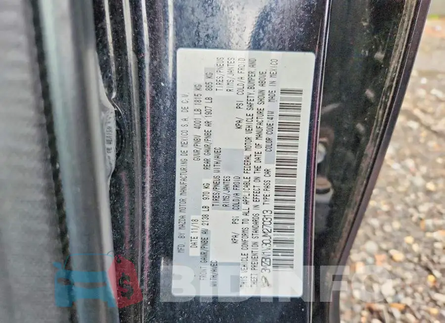 3MZBN1V30JM270313 Photo# 12