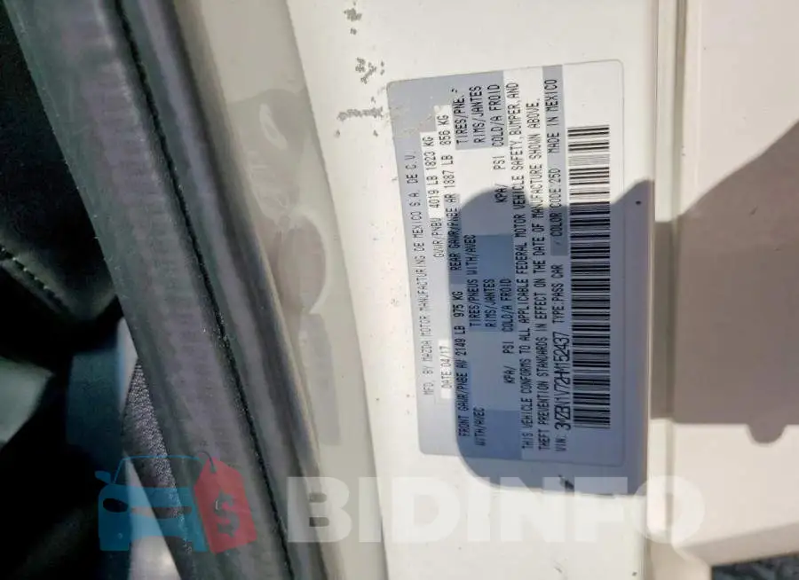3MZBN1V72HM152437 Photo# 12
