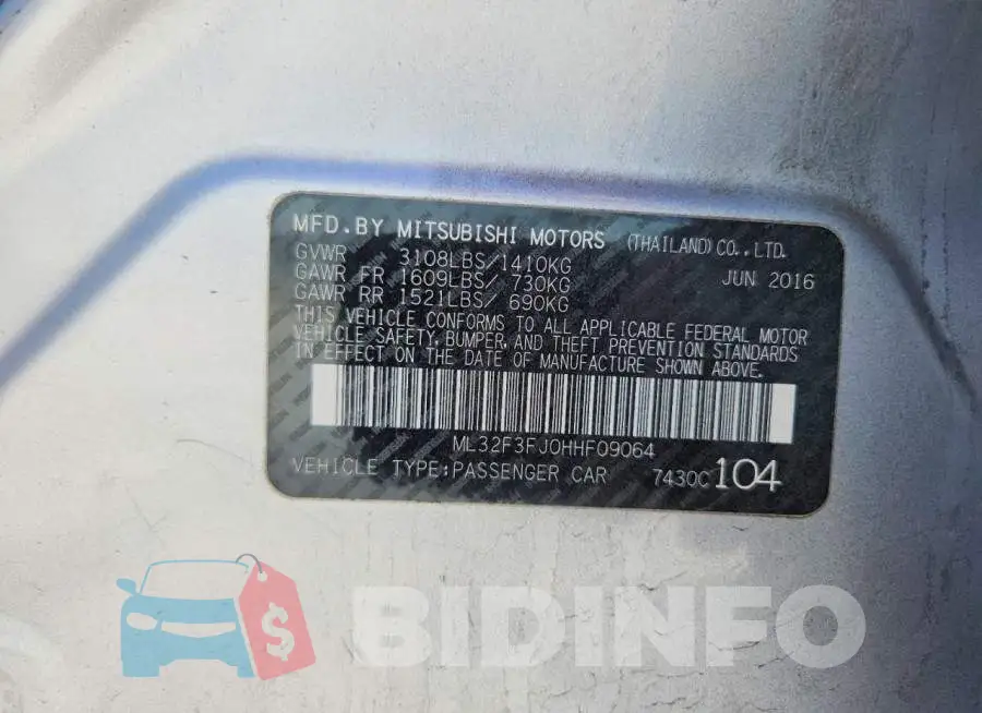 ML32F3FJ0HHF09064 Photo# 12