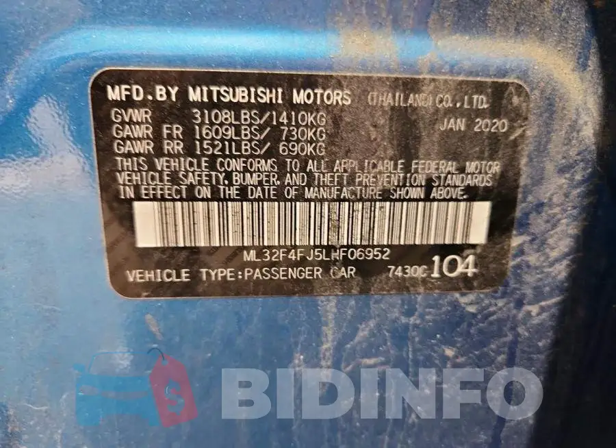 ML32F4FJ5LHF06952 Photo# 12
