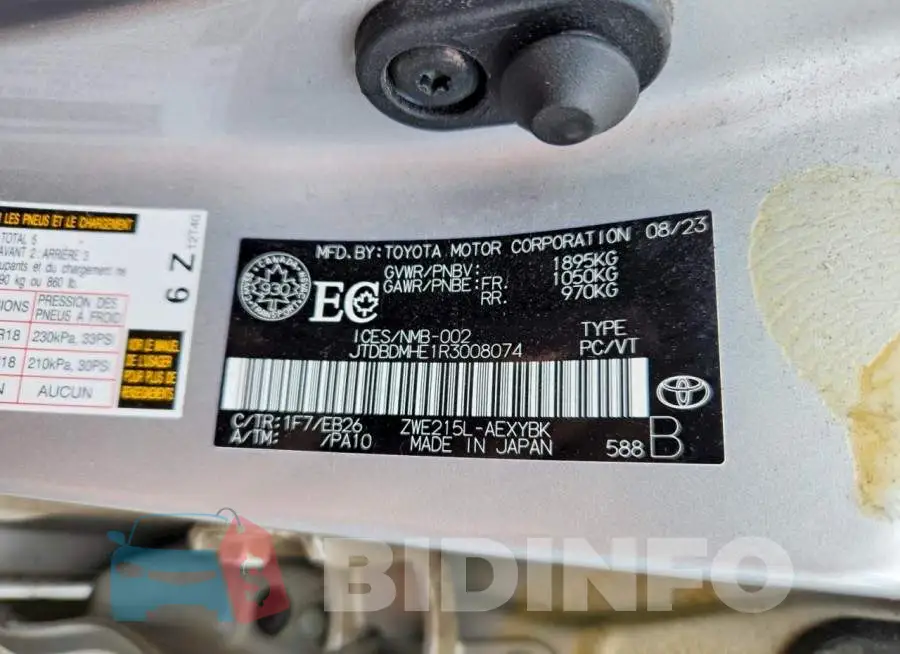 JTDBDMHE1R3008074 Photo# 12