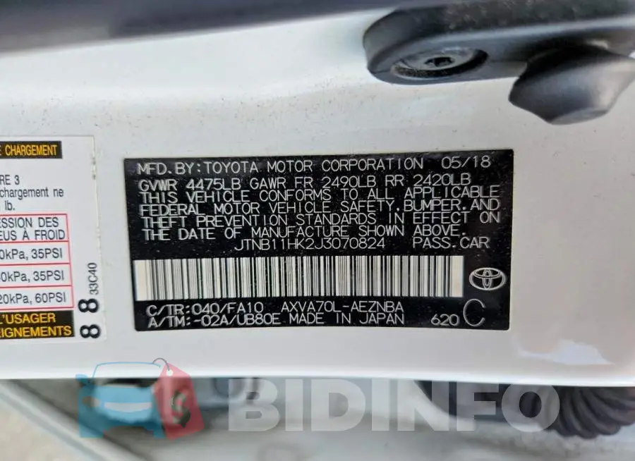 JTNB11HK2J3070824 Photo# 12