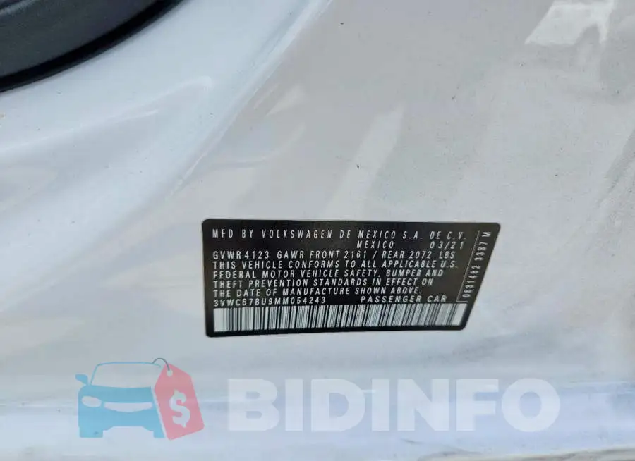3VWC57BU9MM054243 Photo# 12