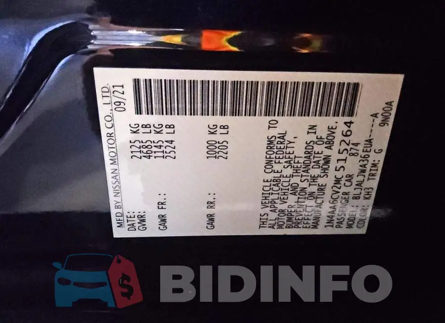 1N4AA6CV2MC515264 Photo# 12