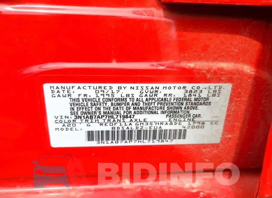 3N1AB7AP7HL719847 Photo# 12