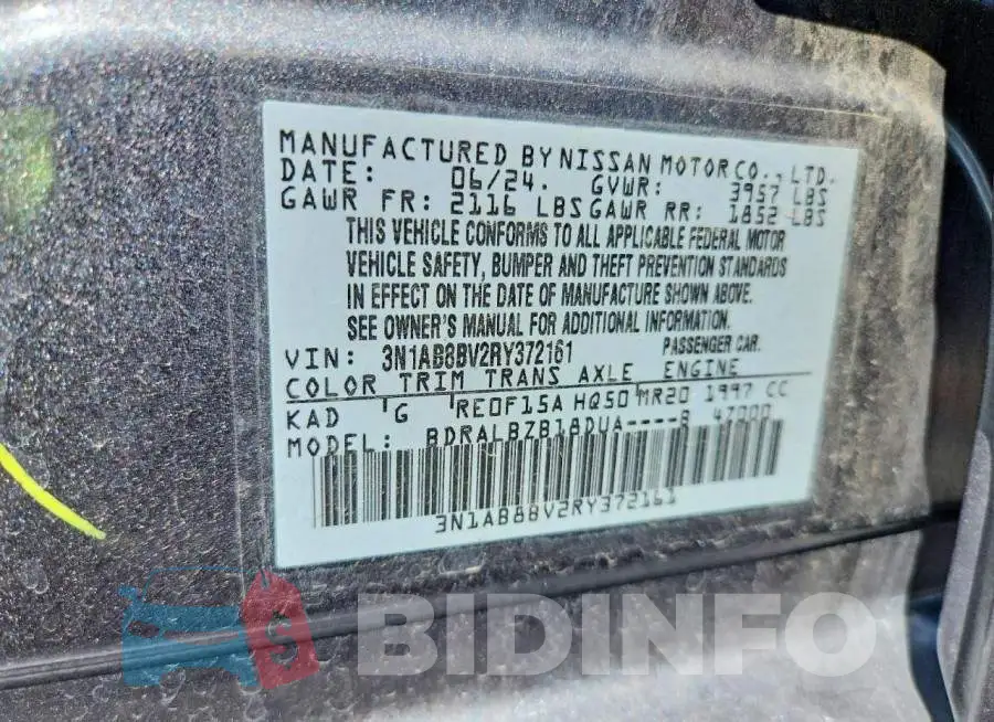 3N1AB8BV2RY372161 Photo# 12