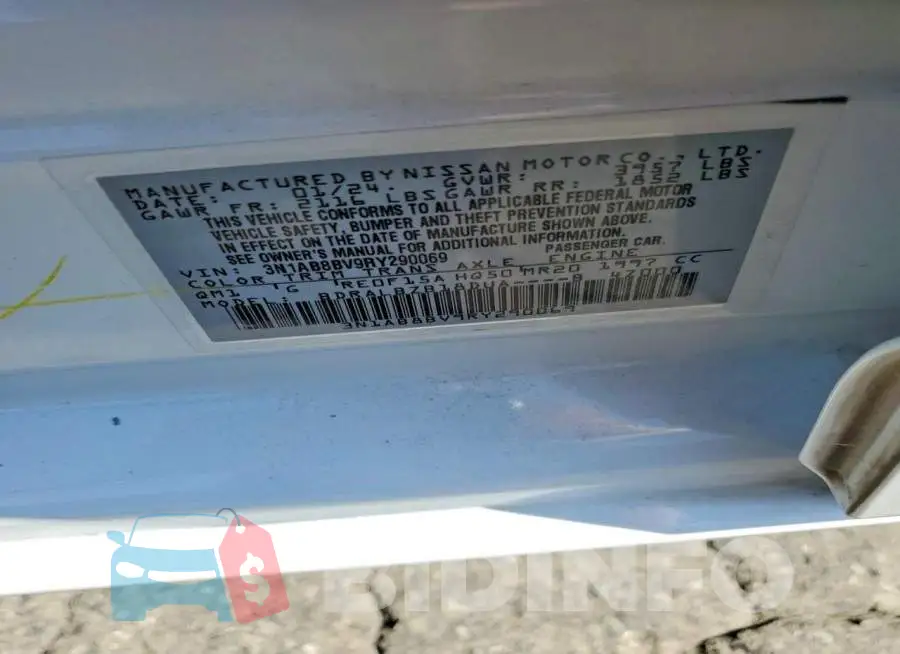 3N1AB8BV9RY290069 Photo# 12