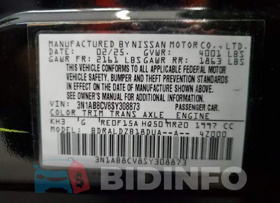 3N1AB8CV8SY308873 Photo# 12