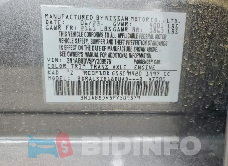 3N1AB8DV5PY309579 Photo# 12