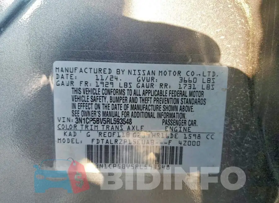 3N1CP5BV5RL593548 Photo# 14