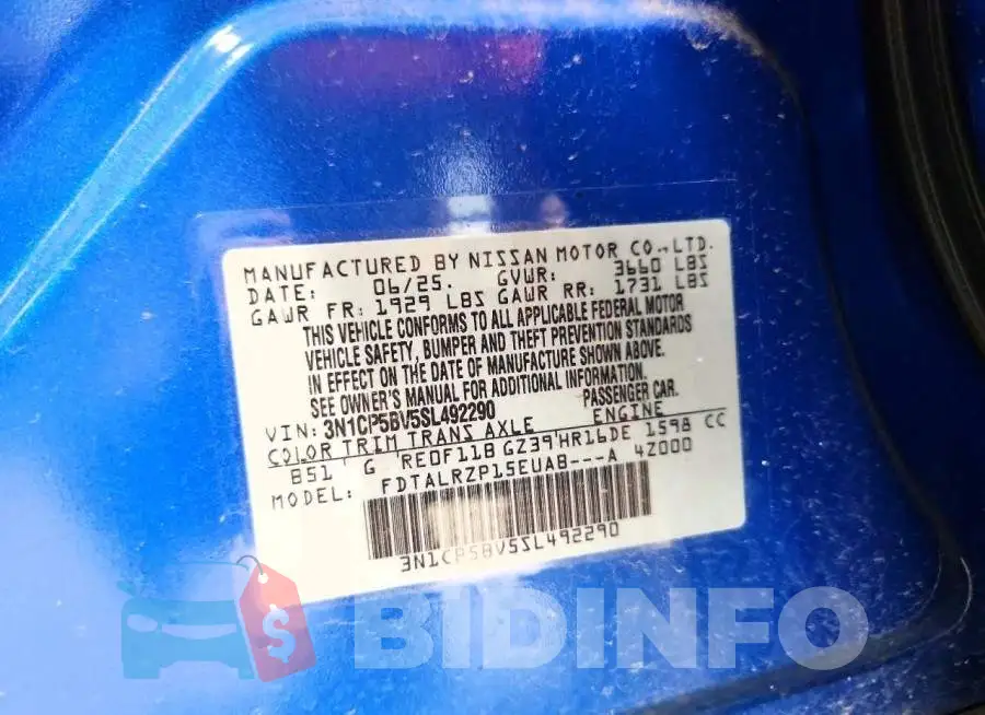 3N1CP5BV5SL492290 Photo# 13