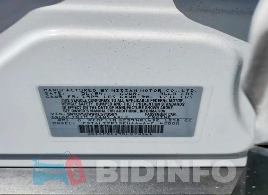 3N1CP5CV9RL573561 Photo# 14