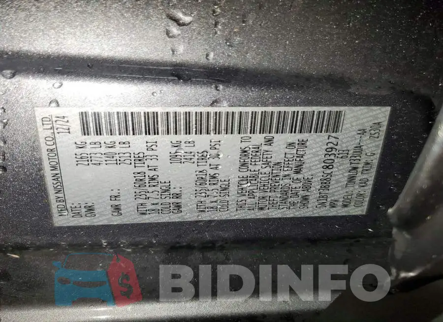 5N1BT3BB8SC803927 Photo# 13