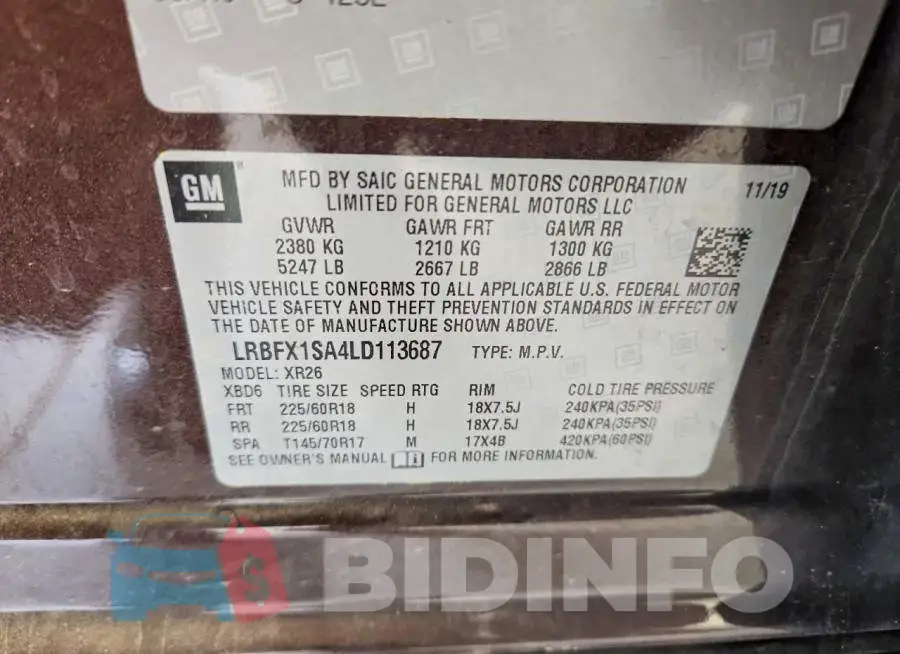 LRBFX1SA4LD113687 Photo# 13