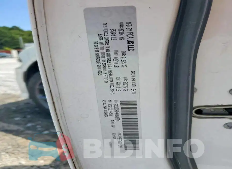 2C3CDXHG4KH608554 Photo# 12
