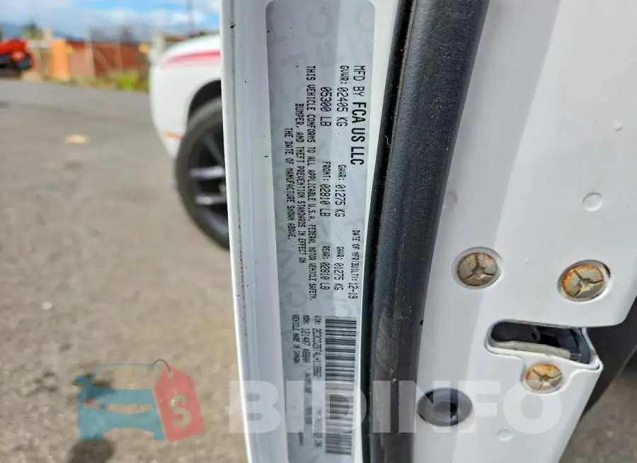 2C3CDZBT4LH118862 Photo# 12