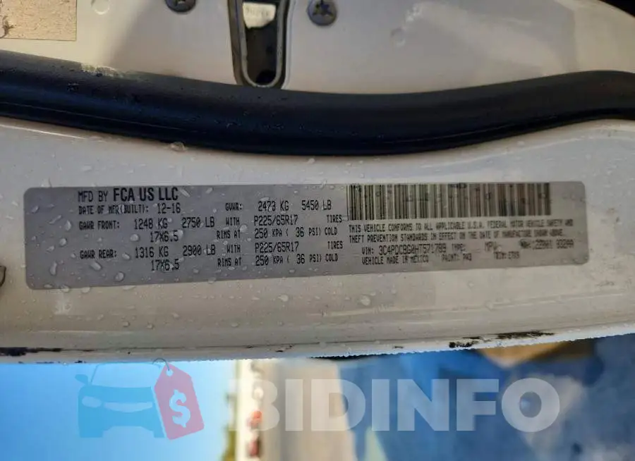 3C4PDCBG0HT571789 Photo# 13