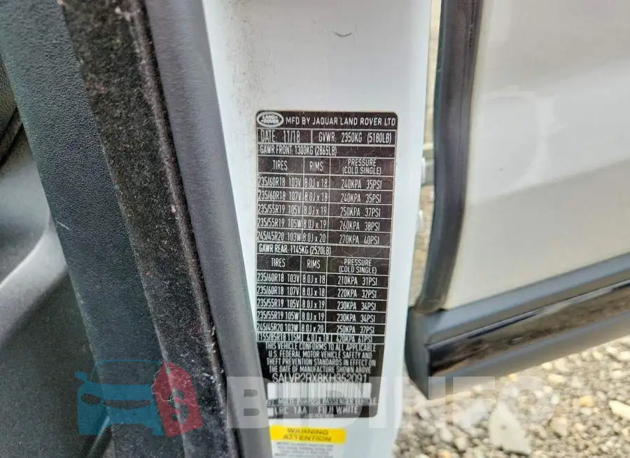 SALVP2RX8KH352091 Photo# 13