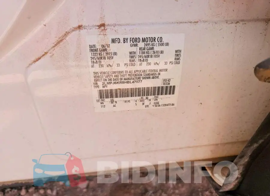 2LMPJ6KR8HBL47077 Photo# 12