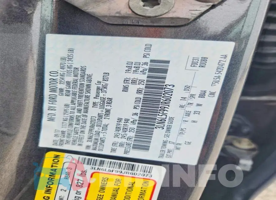 3LN6L5F99JR602073 Photo# 12