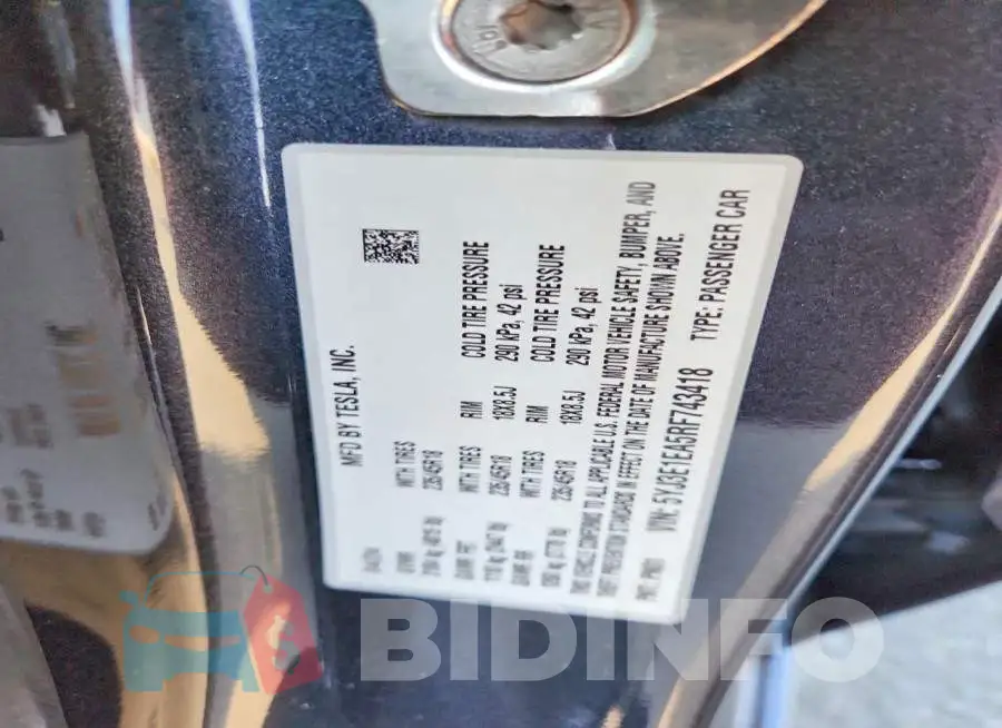 5YJ3E1EA5RF743418 Photo# 12