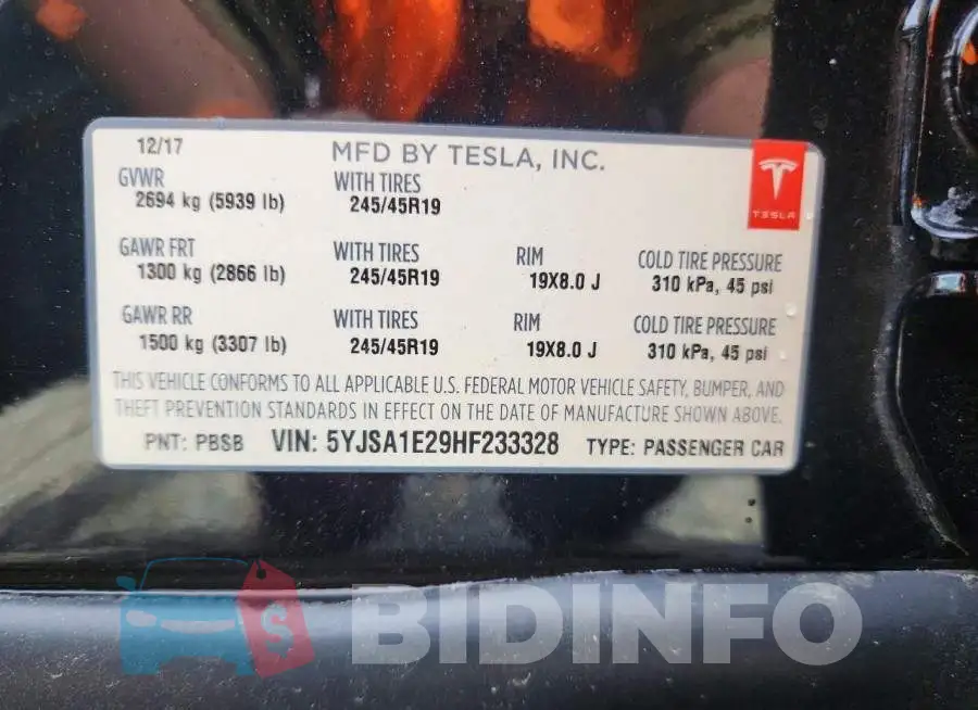 5YJSA1E29HF233328 Photo# 12