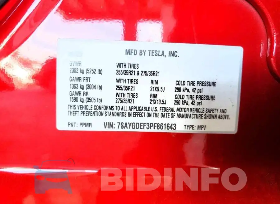 7SAYGDEF3PF861643 Photo# 12