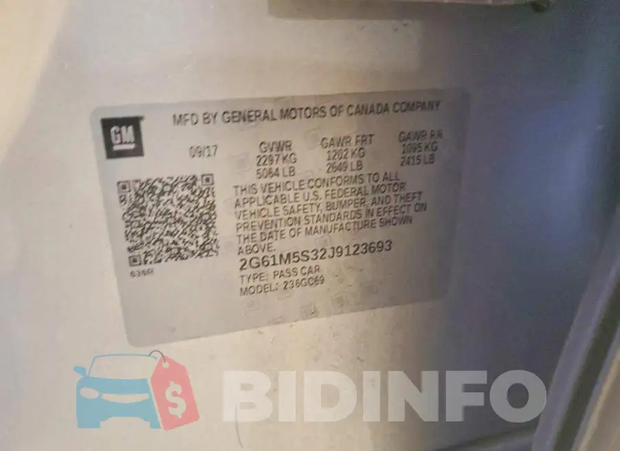 2G61M5S32J9123693 Photo# 12