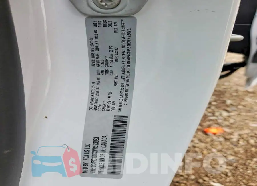 2C4RC1BGXVR593023 Photo# 13