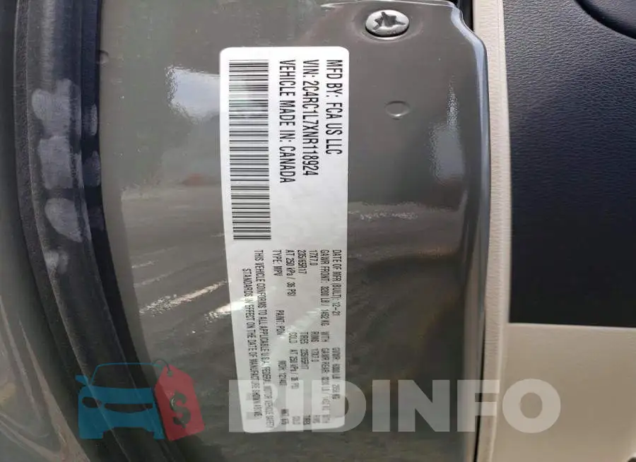 2C4RC1L7XNR118924 Photo# 13