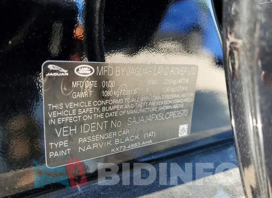 SAJAJ4FX5LCP63570 Photo# 12