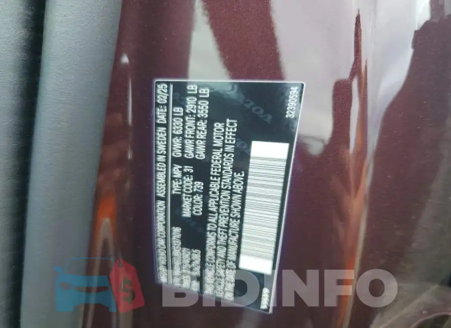 YV4H60JBXS1371016 Photo# 13